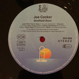Joe Cocker - Sheffield Steel (VG) - schallplattenparadis