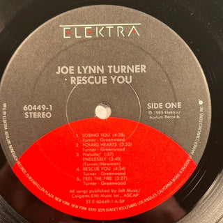Joe Lynn Turner ‎– Rescue You LP mit OIS (VG+) - schallplattenparadis