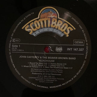 John Cafferty and the Beaver Brown Band - Roadhouse LP (VG) - schallplattenparadis