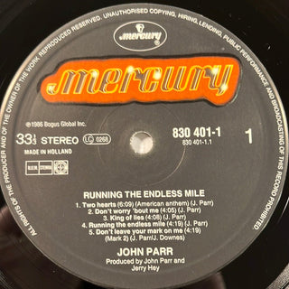 John Parr ‎– Running The Endless Mile LP mit OIS (VG+) - schallplattenparadis