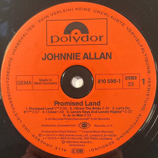 Johnnie Allan ‎– Promised Land LP (VG+) - schallplattenparadis