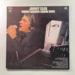 Johnny Cash ‎– Sunday Morning Coming Down LP (VG+) - schallplattenparadis