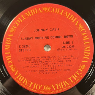 Johnny Cash ‎– Sunday Morning Coming Down LP (VG+) - schallplattenparadis
