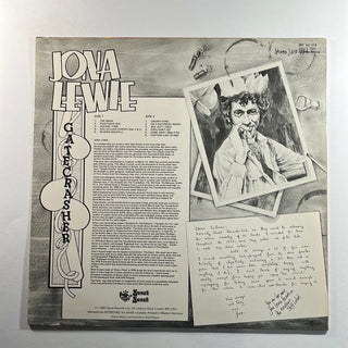 Jona Lewie ‎– Gatecrasher LP (NM) - schallplattenparadis