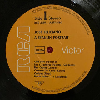 Jose Feliciano - A Spanish Portrait of Jose Feliciano - Doppel LP (VG+) - schallplattenparadis