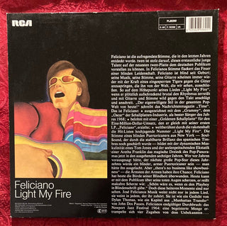 José Feliciano ‎– Light My Fire LP (NM) - schallplattenparadis
