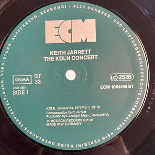 Keith Jarrett ‎– The Köln Concert Doppel LP (NM) - schallplattenparadis