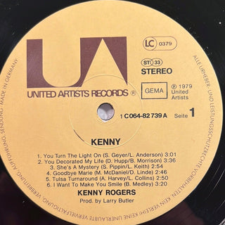 Kenny Rogers ‎– Kenny LP (NM) - schallplattenparadis