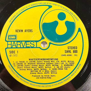 Kevin Ayers ‎– Whatevershebringswesing LP (VG) - schallplattenparadis