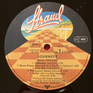 Kevin Johnson  ‎– Journeys LP (VG+) - schallplattenparadis