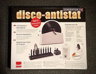 Knosti Disco-Antistat Generation II PLUS - Schallplattenwaschmaschine mit Ultraclean Konzentrat 200 ml und 2 Liter BiDest - schallplattenparadis