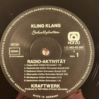 Kraftwerk ‎– Radio-Aktivität LP mit OIS (NM) - schallplattenparadis