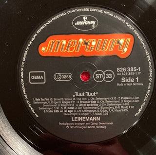 Leinemann - Tuut Tuut LP mit OIS (VG) - schallplattenparadis