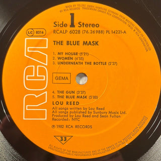 Lou Reed ‎– The Blue Mask LP mit OIS (NM) - schallplattenparadis