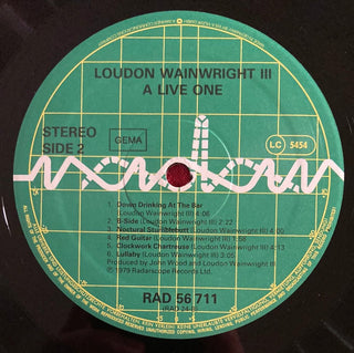 Loudon Wainwright III - A live one LP (VG+) - schallplattenparadis