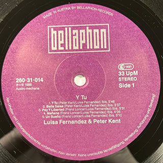 Luisa Fernandez & Peter Kent ‎– Y Tu LP (NM) - schallplattenparadis