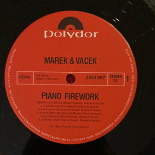 Marek & Vacek - Piano Firework Doppel LP (VG+) - schallplattenparadis