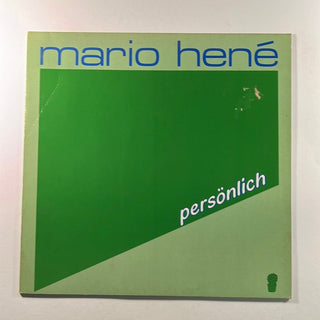 Mario Hené ‎– Persönlich LP mit OIS (VG+) - schallplattenparadis