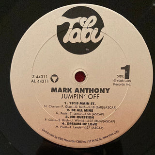 Mark Anthony ‎– Jumpin' Off LP (VG+) - schallplattenparadis