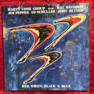 Marty Cook Group With Mal Waldron, Jim Pepper - Ed Schuller - John Betsch - Red,White,Black & Blue LP (VG) - schallplattenparadis