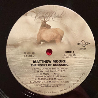 Matthew Moore - The Sport of Guessing LP (VG) - schallplattenparadis