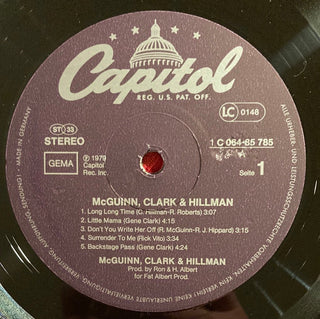 Mc Guinn, Clark & Hillman - Mc Guinn, Clark & Hillman LP (VG+) - schallplattenparadis