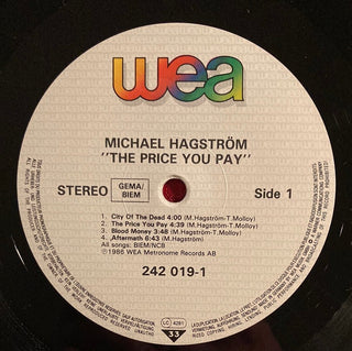 Michael Hagström ‎– The Price You Pay LP (NM) - schallplattenparadis