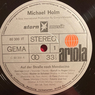 Michael Holm - Auf der Straße nach Mendocino LP (VG) - schallplattenparadis