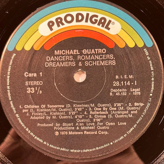 Michael Quatro ‎– Dancers, Romancers, Dreamers & Schemers LP (VG+) - schallplattenparadis