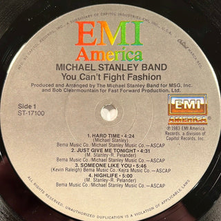 Michael Stanley Band ‎– You Can't Fight Fashion LP (VG) - schallplattenparadis