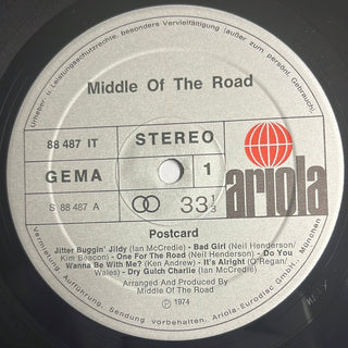 Middle Of The Road ‎– Postcard LP (NM) - schallplattenparadis