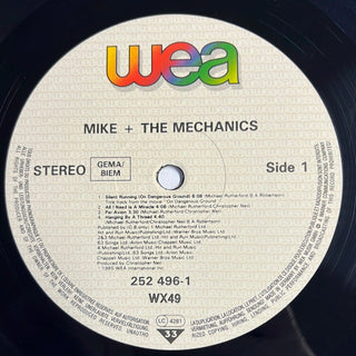 Mike + The Mechanics ‎– Mike + The Mechanics LP (VG+) - schallplattenparadis