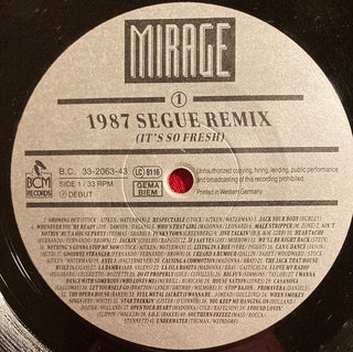 Mirage - MIX ´87 LP (VG) - schallplattenparadis