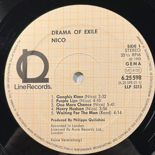 Nico ‎– Drama Of Exile LP (VG+) - schallplattenparadis