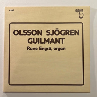 Olsson, Sjögren, Guilmant, Rune Engsö ‎– Olsson Sjögren Guilmant LP (NM) - schallplattenparadis