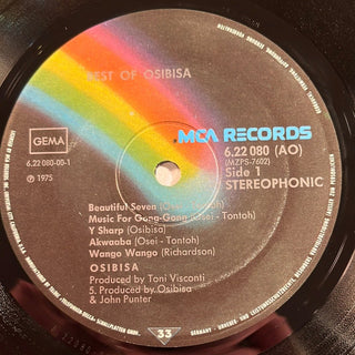 Osibisa ‎– The Best Of Osibisa LP (VG+) - schallplattenparadis