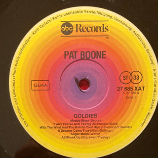 Pat Boone ‎– Goldies LP (VG) - schallplattenparadis