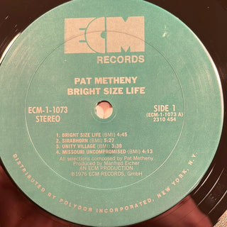 Pat Metheny ‎– Bright Size Life LP (VG) - schallplattenparadis