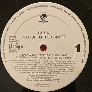 Patra ‎– Pull Up To The Bumper Maxi-Single (VG+) - schallplattenparadis