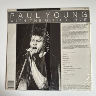 Paul Young And The Q-Tips ‎– Paul Young With The Q-Tips Live LP (S) - schallplattenparadis