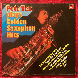 Pete Tex ‎– Plays Golden Saxophon Hits LP (NM) - schallplattenparadis