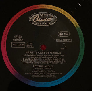 Peter Blakley - Harry´s Cafe the Wheels LP (VG+) - schallplattenparadis