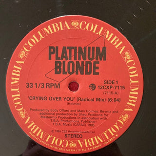 Platinum Blonde ‎– Crying Over You Maxi-Single (VG) - schallplattenparadis