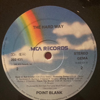 Point Blank - The Hard Way LP (VG+) - schallplattenparadis