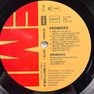 Promises ‎– Promises LP mit OIS (VG+) - schallplattenparadis