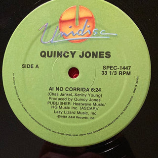 Quincy Jones / Chaz Jankel ‎– Ai No Corrida / Glad To Know You (VG+) - schallplattenparadis