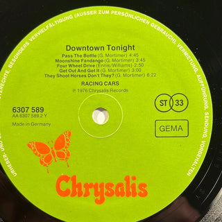 Racing Cars ‎– Downtown Tonight LP (VG) - schallplattenparadis