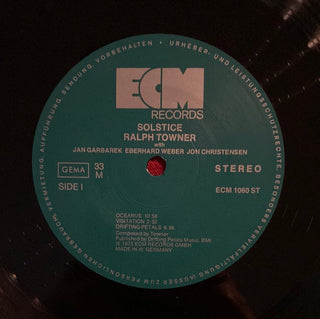 Ralph Towner - Solstice LP (NM) - schallplattenparadis