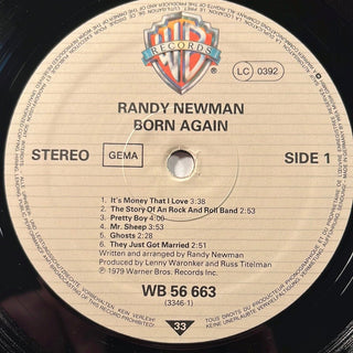 Randy Newman ‎– Born Again LP (VG+) - schallplattenparadis