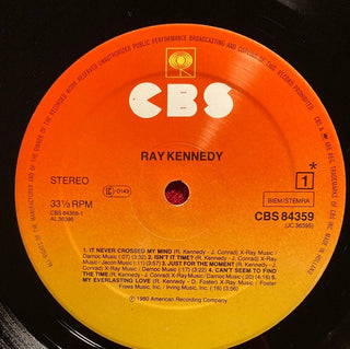 Ray Kennedy - Ray Kennedy LP mit OIS (VG+) - schallplattenparadis
